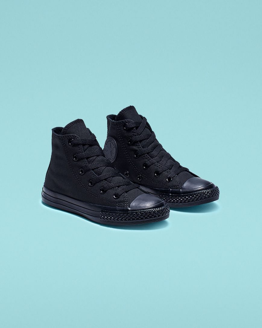 Tenis Converse Chuck Taylor All Star Classicos Cano Alto Menina Pretas | PT Z018PT4